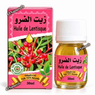 Huile de Lentisque 100% naturelle | Décongestionnante | 30 ml