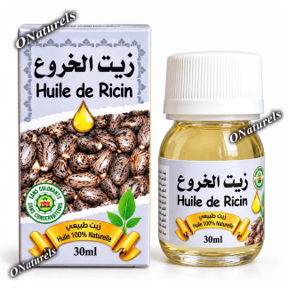 Huile de Ricin 100% naturelle | Fortifiante Cheveux et Cils | 30 ml