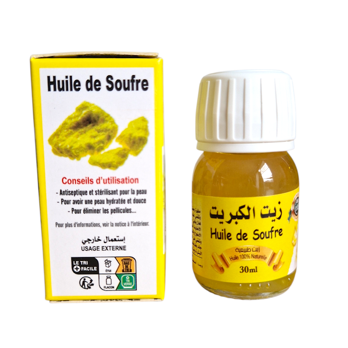Huile de Soufre | 100% naturelle | 30 ml (Français)