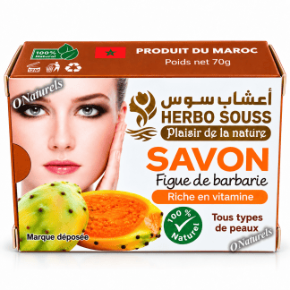 Savon Huile de Figue de Barbarie 100% naturelle | Régénérant | 70 g