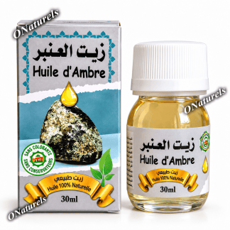 Huile d'Ambre 100% naturelle | Parfum Chaud | 30 ml
