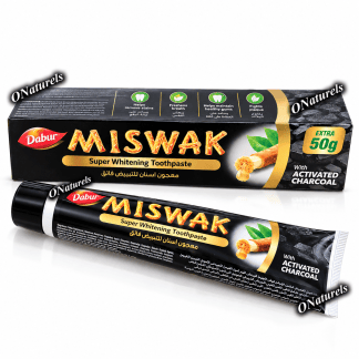 Dentifrice Miswak au charbon actif | Protection Dentaire | 170 g
