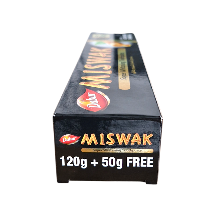 Dentifrice | Miswak au charbon actif | 170G (quantité)