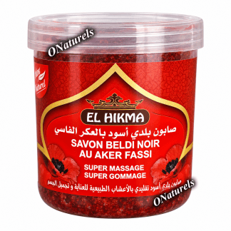 Savon Noir Beldi Aker Fassi 100 % naturel | Éclat du Teint | 250 g