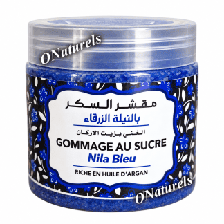 Gommage au Sucre Nila Bleu et Argan