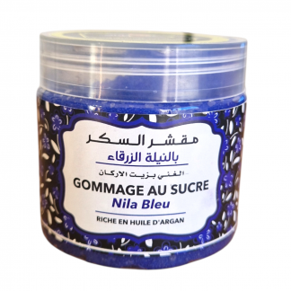 Gommage au Sucre Nila Bleu et Argan | Soin Exfoliant | 250g