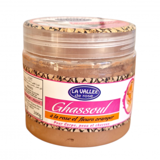 Masque Ghassoul Rose | Nettoyant et Purifiant | 200G