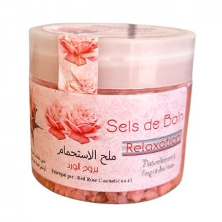 Sel de bain à la Rose | Relaxation et Douceur pour la Peau | 100g