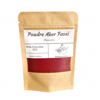 Poudre Aker Fassi 100% naturelle | Éclat et Soin de la peau | 50 g