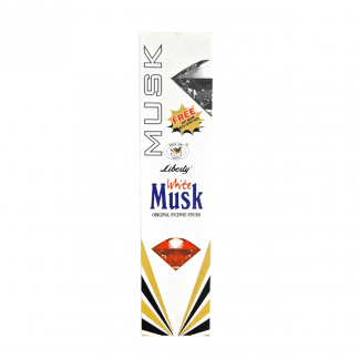 Bâtons d'Encens White Musk | Encens Oriental Traditionnel | 1 boîte (anglais)