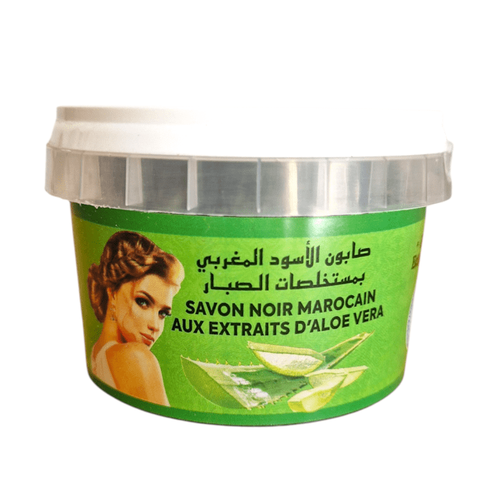 Savon Noir Beldi Aloe Vera 100 % naturel | Hydratant et Purifiant | 250 g