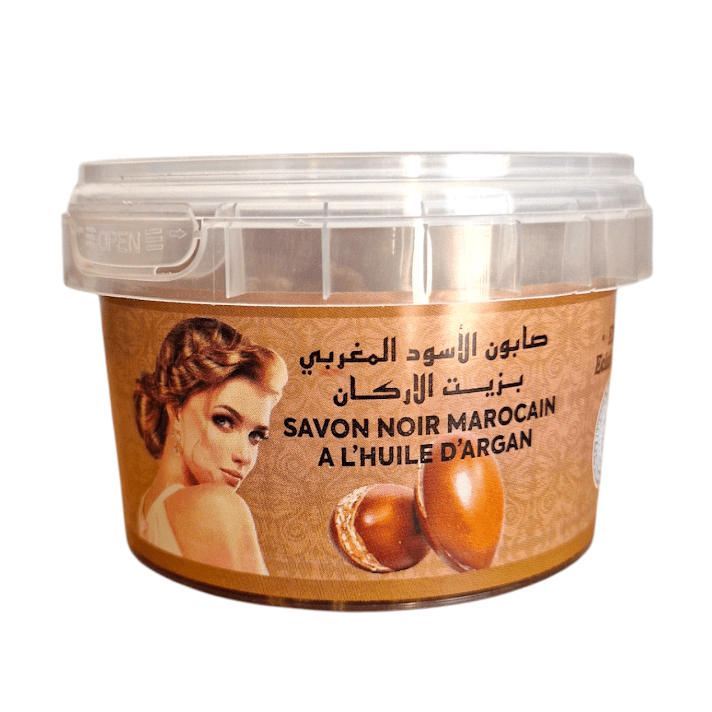 Savon Noir à l'Huile d'Argan 100 % naturel | Nourrissant et Régénérant | 250 g