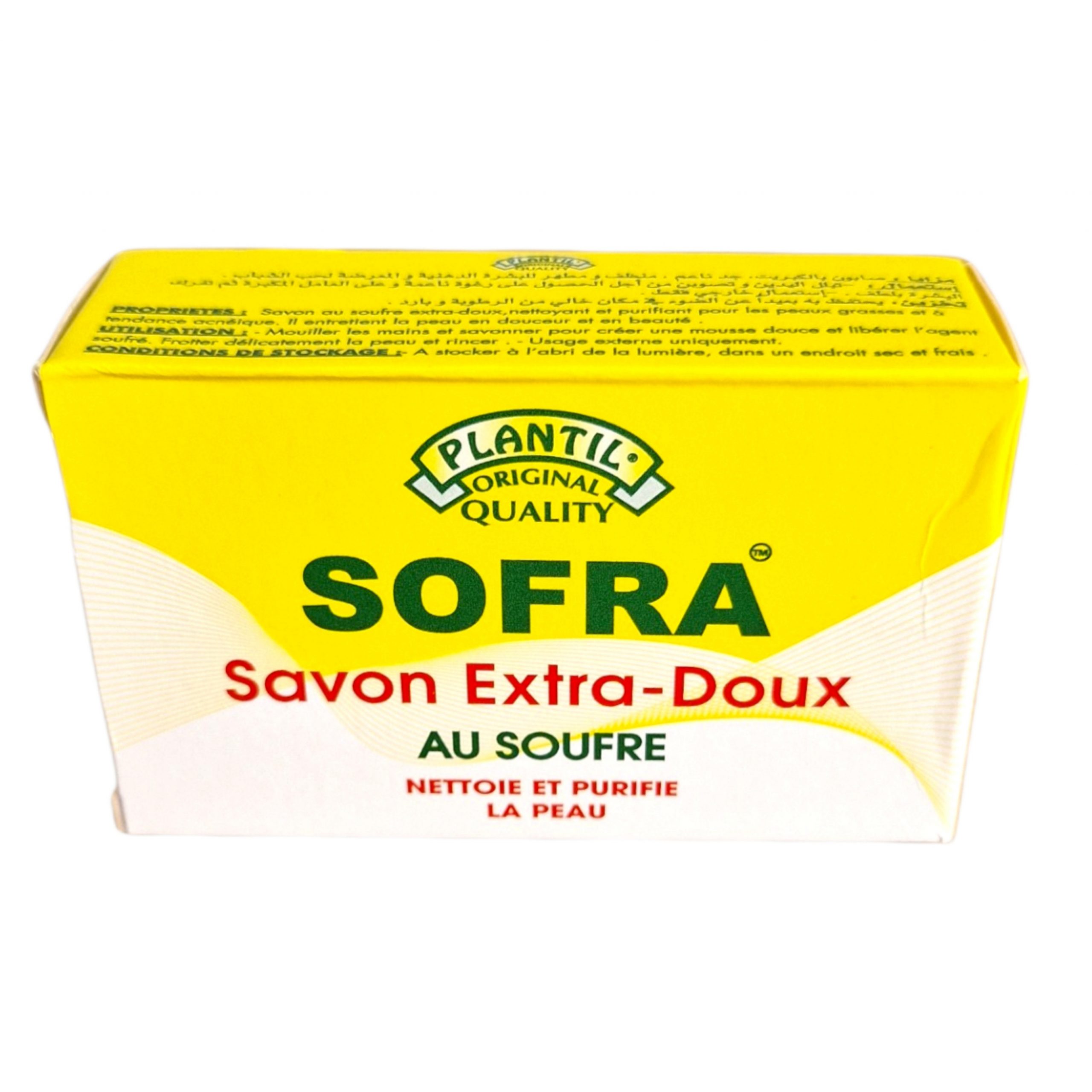 Savon au Soufre extra-doux | Anti-Acné et Anti-Imperfections | 90 g