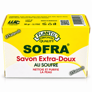 Savon au Soufre extra-doux | Anti-Acné et Anti-Imperfections | 90 g Arabe