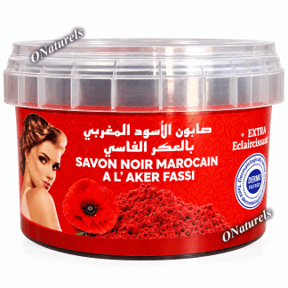 Savon Noir Beldi Aker Fassi 100 % naturel | Éclat du Teint | 250 g