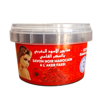 Savon Noir Beldi Aker Fassi 100 % naturel | Éclat de peau et Purifiant | 250 g