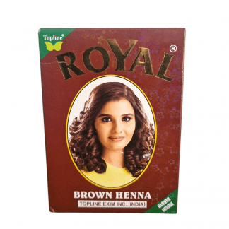 Henné ROYAL marron (Brown) | Coloration naturelle et Soin embellissant | 60 g