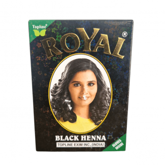 Henné ROYAL noir (Black) | Coloration naturelle et Soin embellissant | 60 g