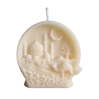 Bougie Artisanale Rose | Cire de Soja & Mèche Naturelle | Collection Orientale