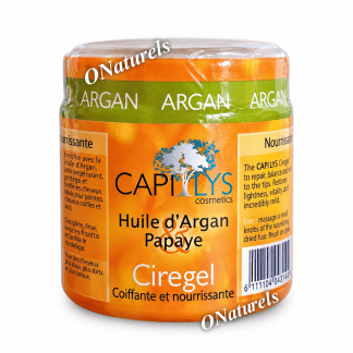 Gel Nourrissant Argan et Papaye Capilys | Cire Gel Capillaire | 120 ml