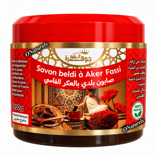 Savon Noir Beldi Aker Fassi 100 % BIO | Éclat du Teint | 200 g