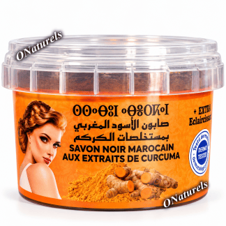 Savon Noir Beldi Curcuma | Anti-oxydant | 250 g